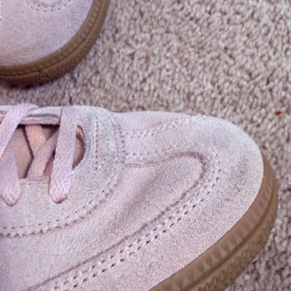 Adidas: Handball Spezial sneakers. Light pink with neon orange/pink, sz 8.5 - Picture 10 of 13